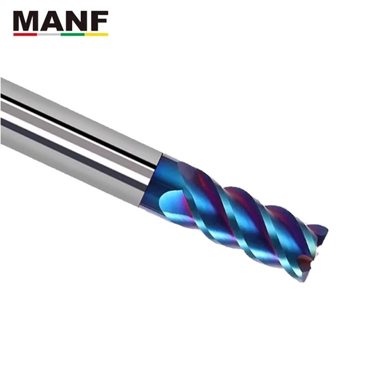 Кінцева фреза HRC65 Blue Nano Corner Radius